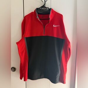 Xxl Nike golf Red and Black Quarter-Zip Jacket therma-fit perfect condition 🔥🔥